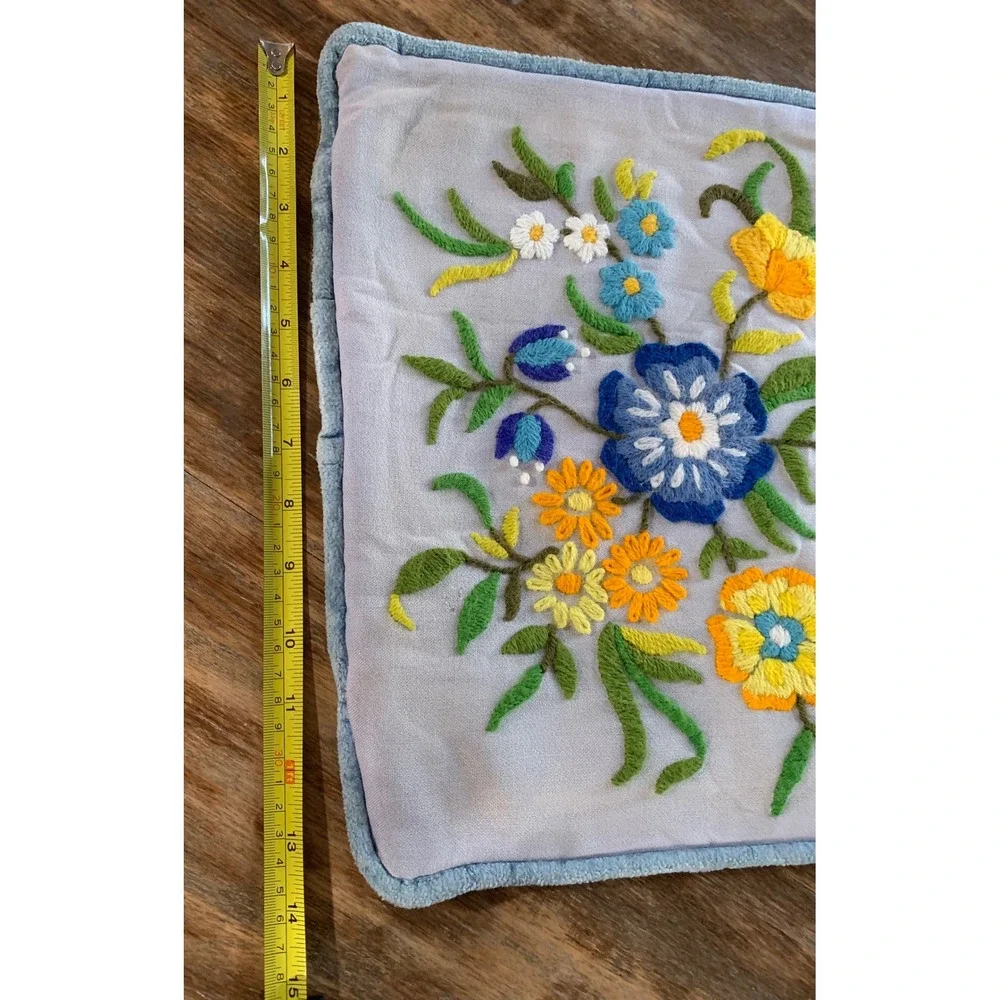 Handmade vintage embroidered